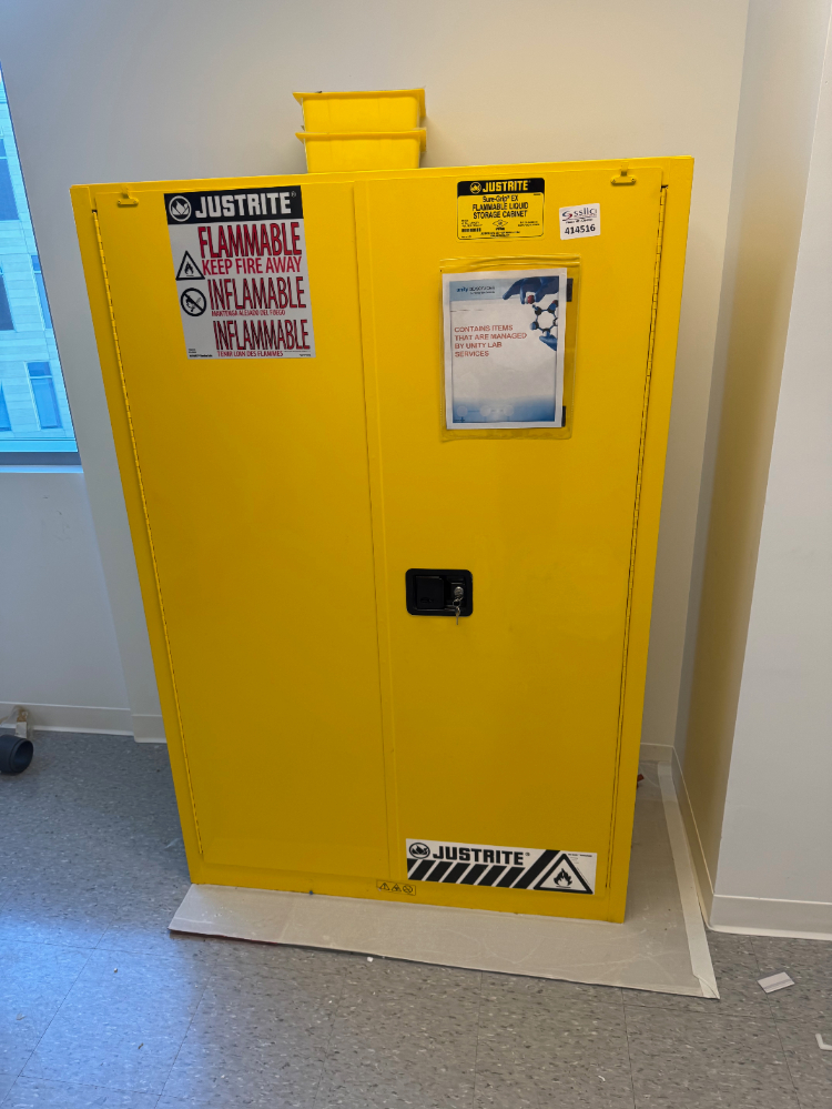 Image of JustRite Sure-Grip EX 45 Gallon Flammable Liquid Storage Cabinet